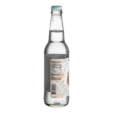 Reading Soda Works Peach Basil Sparkling Botanical Soda 12 fl. oz. - 12/Case
