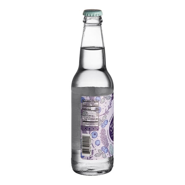Reading Soda Works Blueberry Lavender Sparkling Botanical Soda 12 fl. oz. - 12/Case