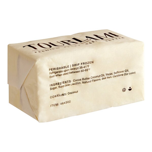 Tourlami Premium Plant-Based Vegan Butter 1 lb. Block - 36/Case