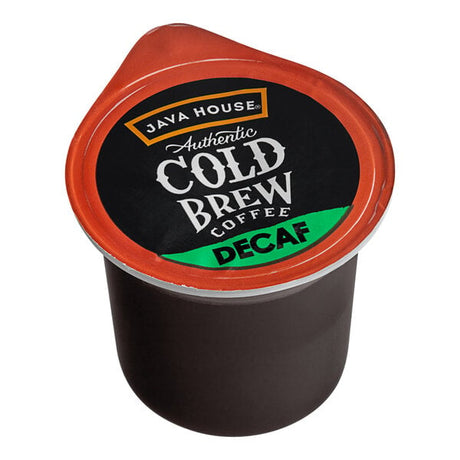 Java House Decaf Cold Brew Coffee Single Serve Pod - 36/Case