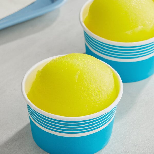 Philadelphia Water Ice Pineapple Italian Ice Base 1 Gallon - 4/Case
