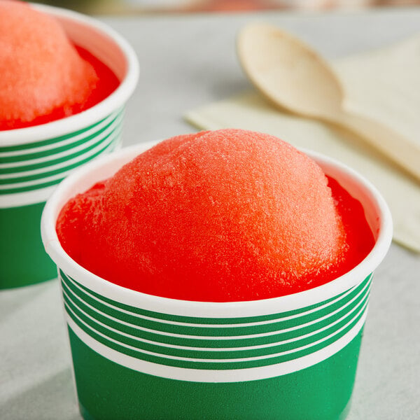 Philadelphia Water Ice Strawberry Kiwi Italian Ice Base 1 Gallon - 4/Case