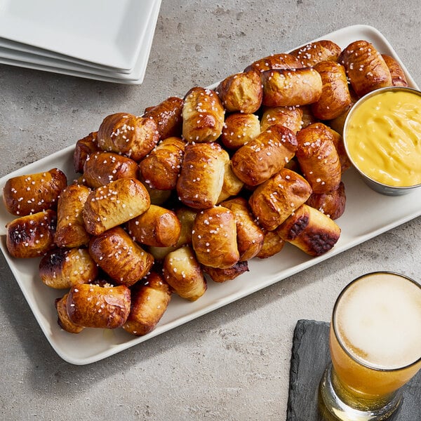 Dutch Country Foods Pennsylvania Dutch Soft Pretzel Nuggets 0.5 oz. - 400/Case