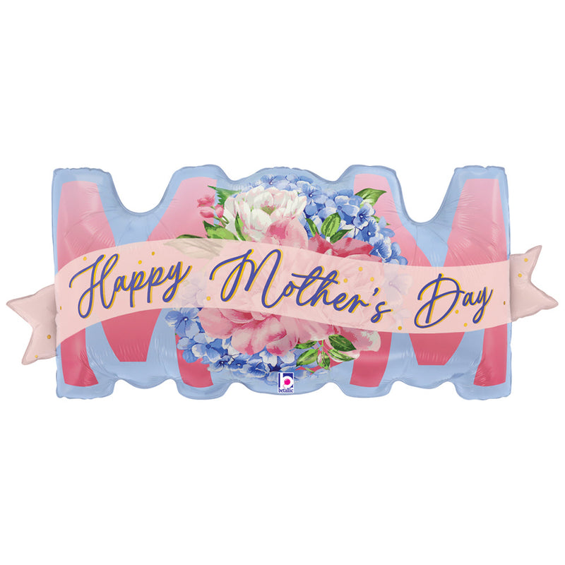 Foil Balloon Hydrangea Mom