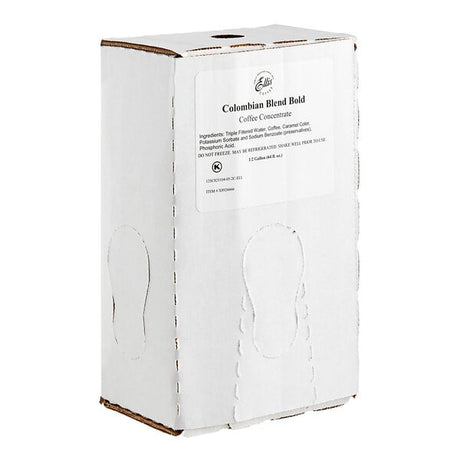 Ellis Bag in Box Colombian Bold Coffee 30:1 Concentrate 0.5 Gallon - 2/Case
