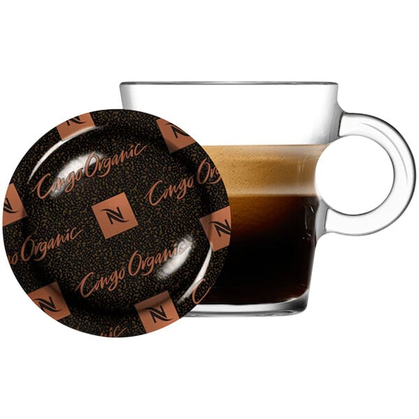 Nespresso Professional Congo Organic Single Origin Single Serve Coffee Capsules - 50/Pack