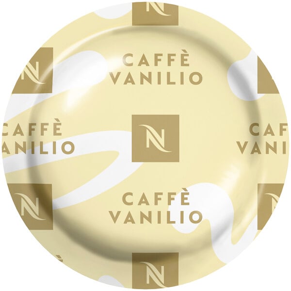 Nespresso Professional Caffe Vanilio (Vanilla) Single Serve Coffee Capsules - 50/Pack