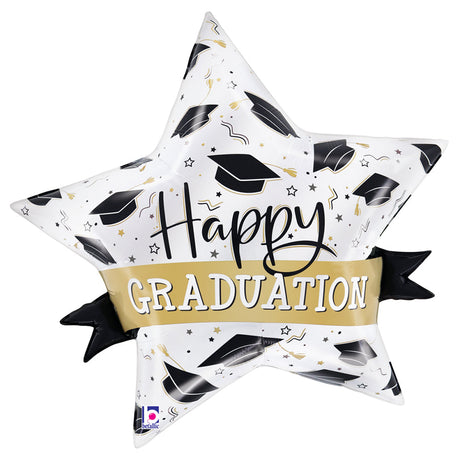 Graduation Star Foil Balloon 29 Inch