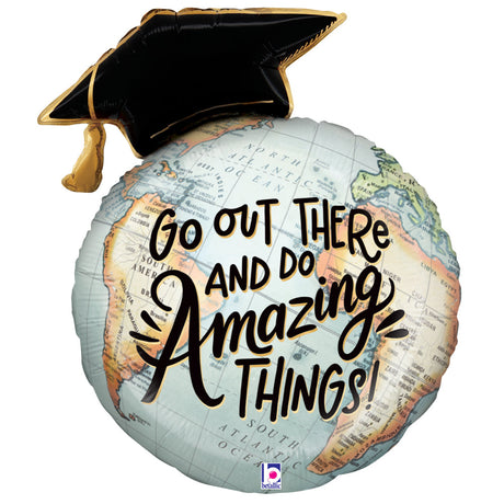 Graduation Globe Foil Balloon