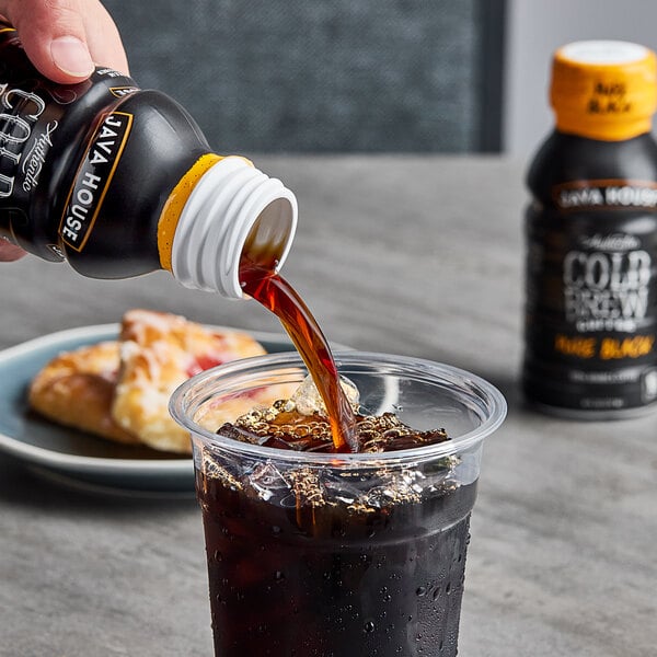Java House Pure Black Cold Brew Coffee 8 fl. oz. - 24/Case