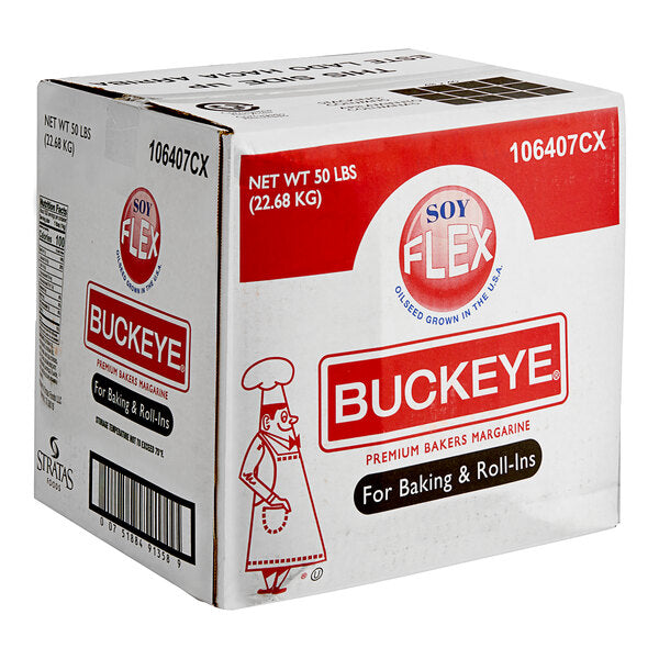 Stratas Buckeye Soy Flex Baker's Margarine Shortening 50 lb. – Premium Multi-Purpose Baking Solution