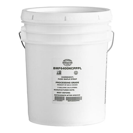 Butternut Mountain Farm pending  Grade Pure Maple Syrup 5 Gallon
