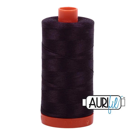 Cotton Thread 50wt Aubergine Aurifil Large Spool