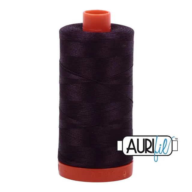 Cotton Thread 50wt Aubergine Aurifil Large Spool