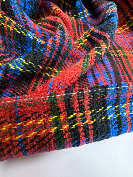 Polyester Tweed Checked Multicolour