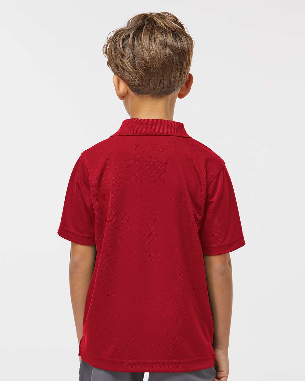 Pack 12: Paragon® - Youth Saratoga Performance Mini Mesh Polo