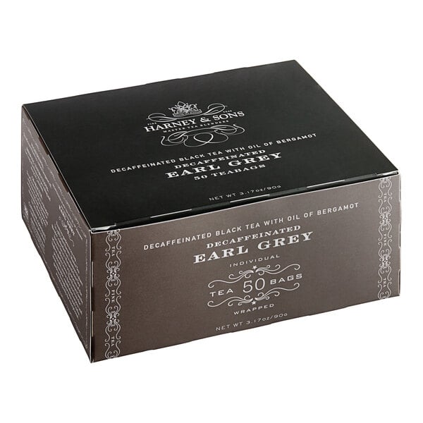 Harney & Sons Decaf Earl Grey Tea Bags - 50/Box
