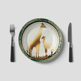 Sophisticated Safari Giraffe Paper Dessert Plates 8 Count Jungle Theme 7 Inch