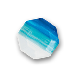 Coastal Seaside Blue and White Octagon Dessert Plates 8 Count Paper Tableware
