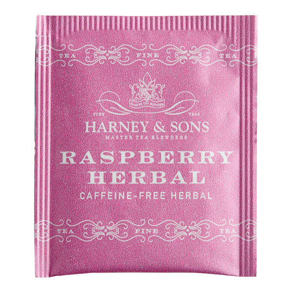 Harney & Sons Raspberry Herbal Tea Bags - 50/Box