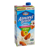 Almond Breeze Unsweetened Almond Milk 32 fl. oz. - 12/Case