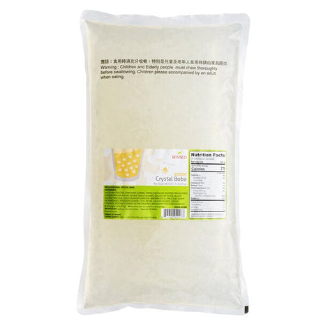Bossen Original Crystal Boba in Syrup 4.4 lb. - 6/Case