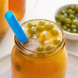 Bossen Matcha Crystal Boba in Syrup 4.4 lb. - 6/Case