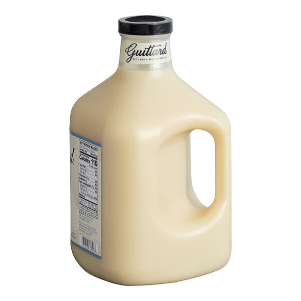 Guittard Sweet Ground White Satin Chocolate Flavoring Sauce 101 fl. oz.