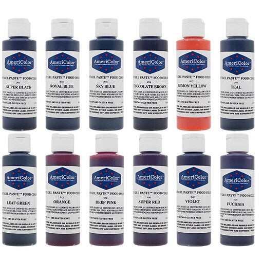 AmeriColor Soft Gel Paste 4.5 oz. bottle (select your color)