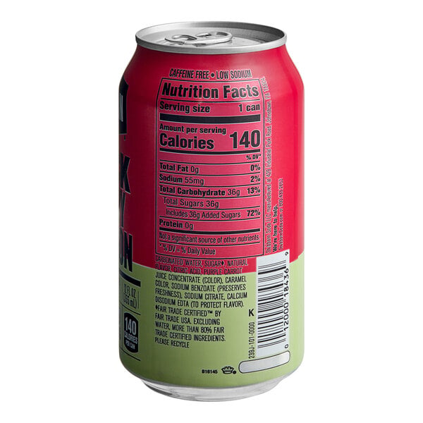 Stubborn Black Cherry Tarragon Soda 12 fl. oz. - 18/Case