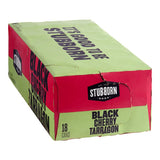 Stubborn Black Cherry Tarragon Soda 12 fl. oz. - 18/Case