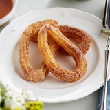 White Toque Traditional Ready-to-Fry Churro Loop 1.1 lb. - 8/Case