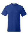 Hanes® Short Sleeve Crewneck Pocket T-Shirt