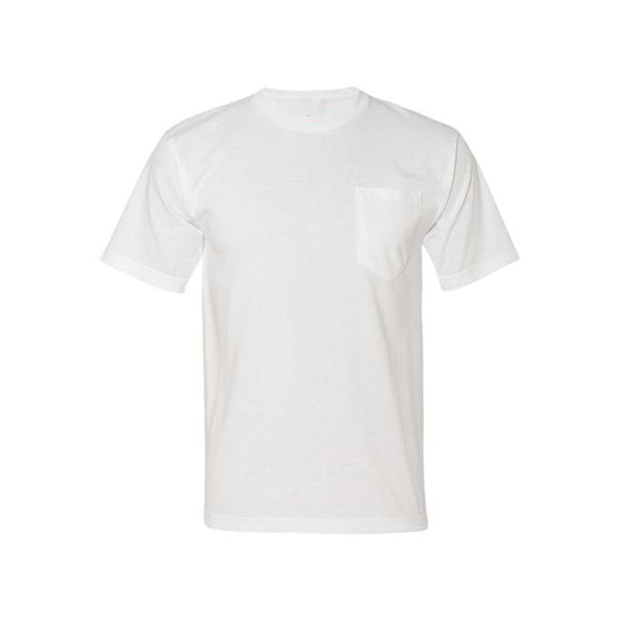 Bayside® USA-Made Midweight Pocket Crewneck Half Sleeve T-Shirt