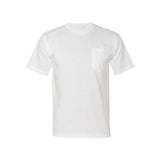 Bayside® USA-Made Midweight Pocket Crewneck Half Sleeve T-Shirt