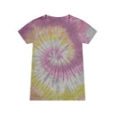 Colortone® Women's Tie-Dyed V-Neck Short Sleeve T-Shirt