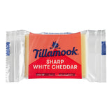 Tillamook Sharp White Cheddar Cheese Snack Portion 0.75 oz. with Merchandising Display Box (2 Boxes of 50) - 100/Case