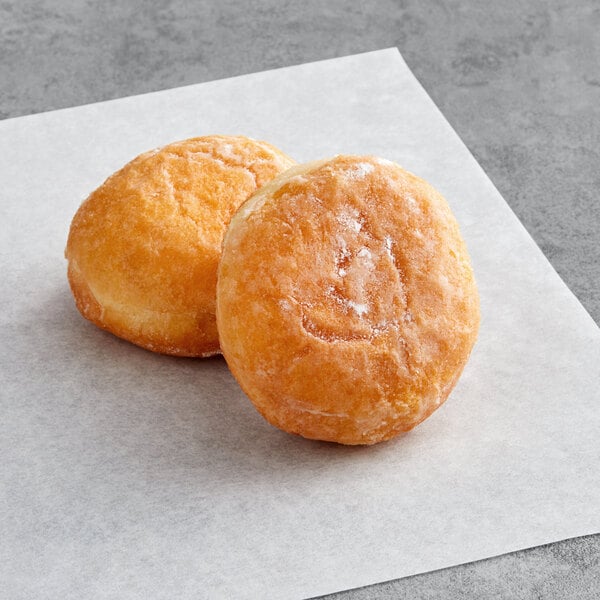 White Toque Heritage Plain Mini Beignet - 105/Case