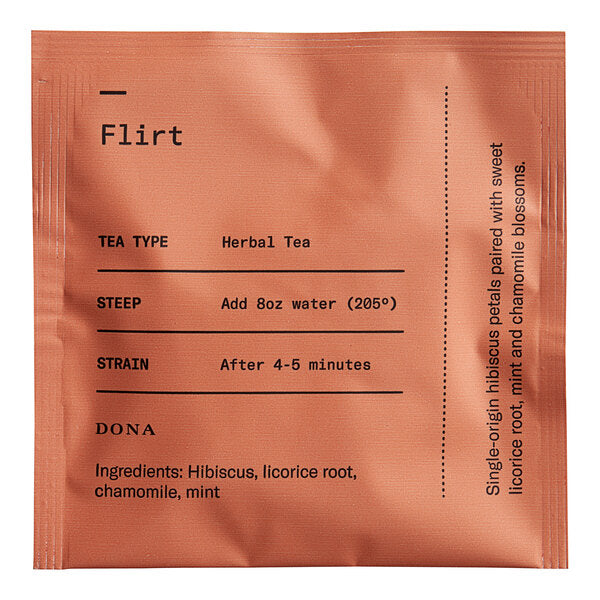 Dona Flirt Herbal Tea Sachet - 50/Box