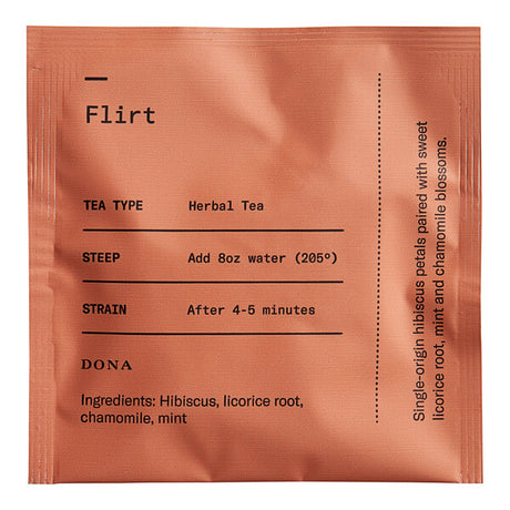 Dona Flirt Herbal Tea Sachet - 50/Box