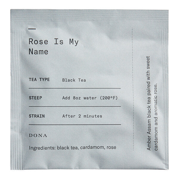 Dona Rose Is My Name Black Tea Sachet - 50/Box