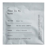 Dona Rose Is My Name Black Tea Sachet - 50/Box