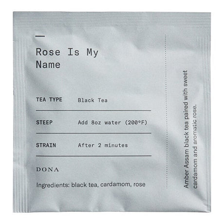 Dona Rose Is My Name Black Tea Sachet - 50/Box
