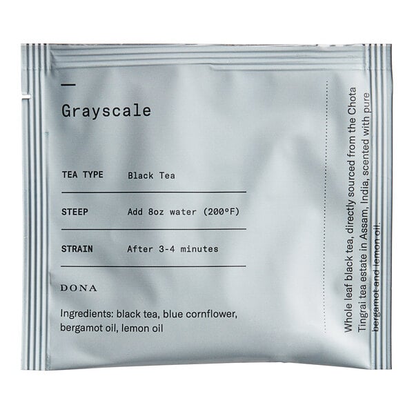 Dona Grayscale Black Tea Sachet - 50/Box
