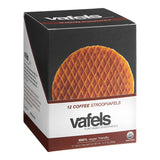 Vafels Individually Wrapped Vegan Coffee Stroopwafel 12-Count 1.06 oz. - 12/Case