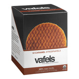 Vafels Individually Wrapped Vegan Caramel Stroopwafel 12-Count 1.06 oz. - 12/Case