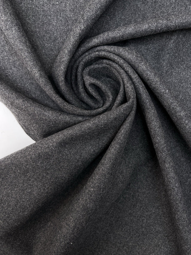Wool Tweed Melange Coat Fabric