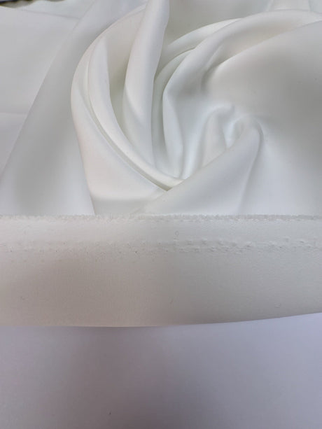 White Polyester Suit Woven