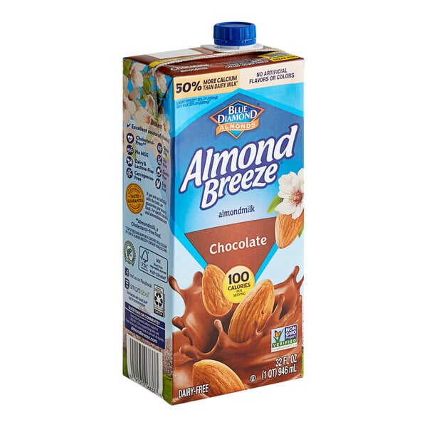 Almond Breeze Chocolate Almond Milk 32 fl. oz. - 12/Case