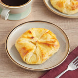 Bridor Ready-to-Bake Butter Danish 3.53 oz. - 48/Case